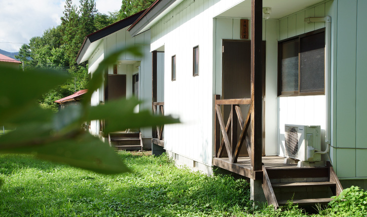 尾瀬高原キャンプ場のコテージ