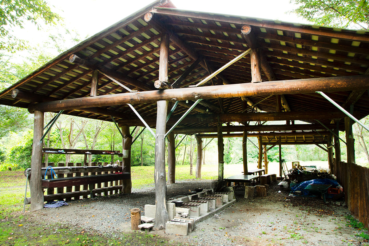 尾瀬高原キャンプ場の炊事場